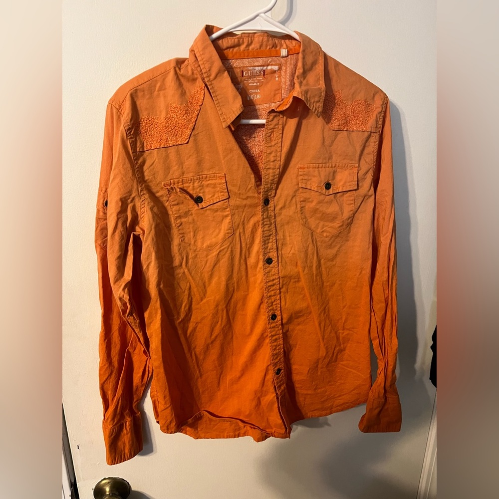 Boys size 16/18 Guess button down shirt.
